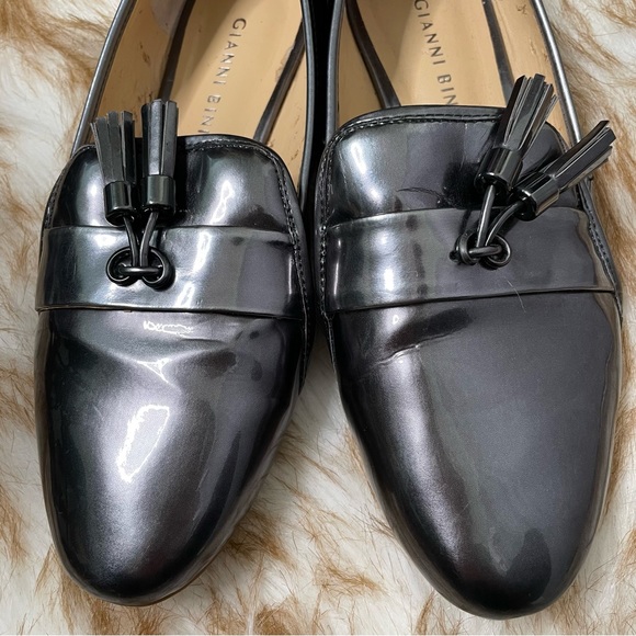 Gianni Bini pewter metallic loafers - Picture 6 of 8